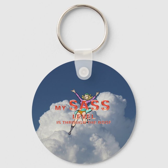 TEE My Sass Level Nyckelring (Framsida)