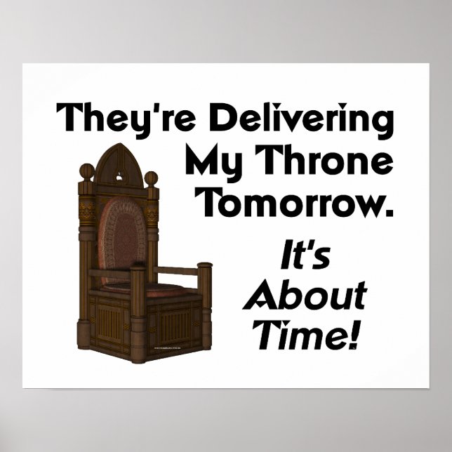 TEE My Throne Poster (Framsidan)