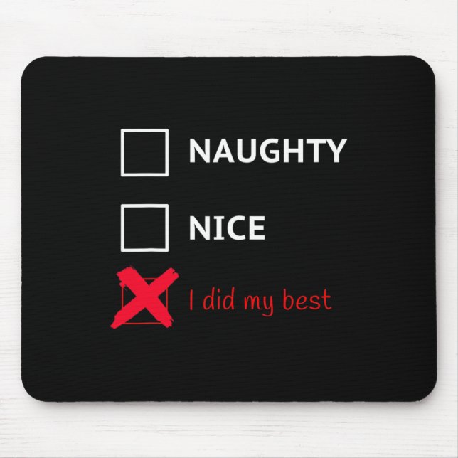 Tee - Naughty - Julafton Musmatta (Framsidan)