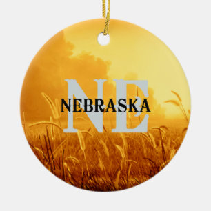 TEE Nebraska Julgransprydnad Keramik