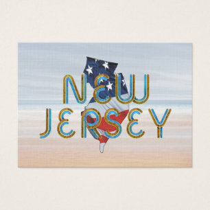 TEE NEW JERSEY VISITKORT