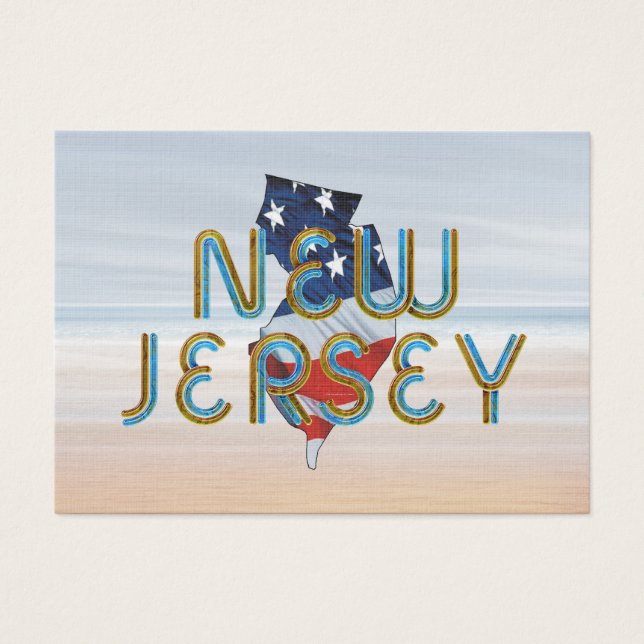 TEE NEW JERSEY VISITKORT (Framsidan)