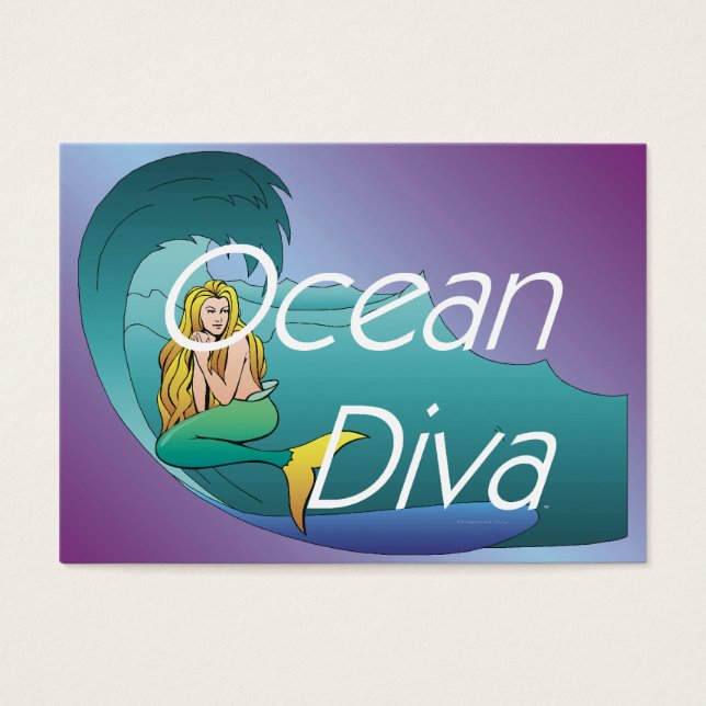 TEE Ocean Diva Visitkort (Framsidan)
