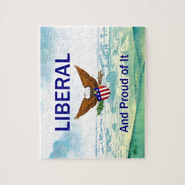 TEE Proud Liberal Jigszle Puzzle Pussel (Vertikal)