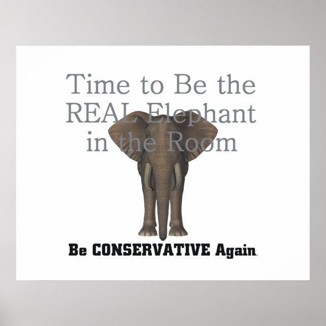 TEE Real Elephant Poster (Framsidan)