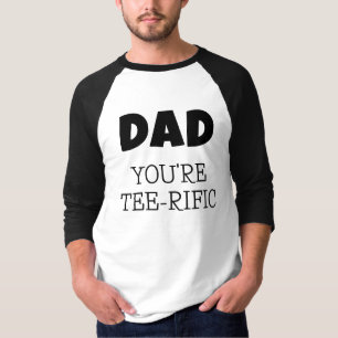 Tee-Rific Golf Pun Black and White Pappa T Shirt