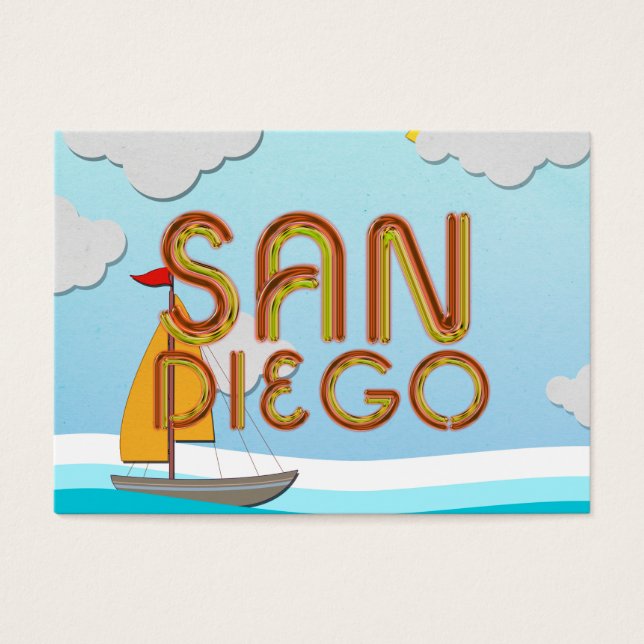 TEE San Diego Visitkort (Framsidan)