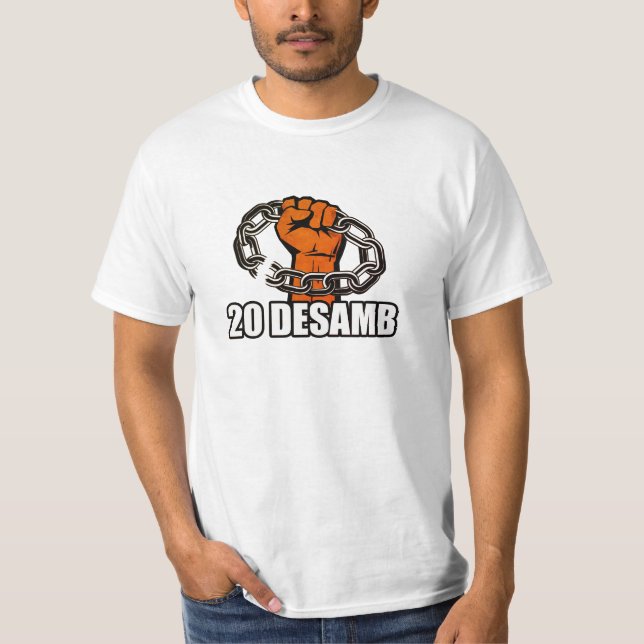 Tee shirt 20 desamb La Reunion (Framsida)