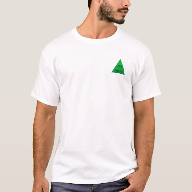 tee shirt a new order (Framsida)