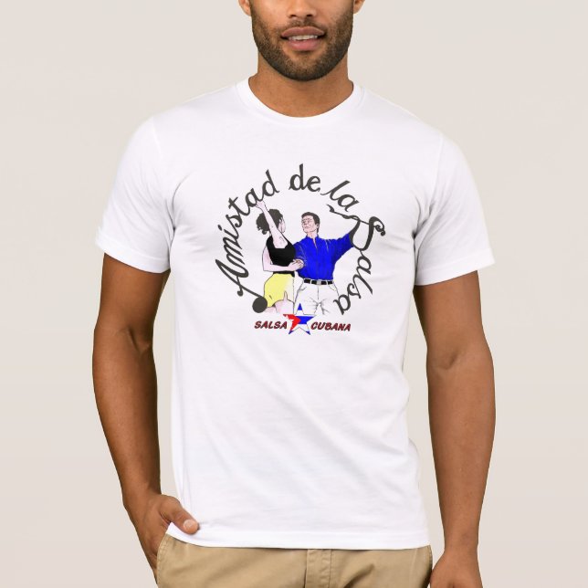 Tee-Shirt Amistad de la salsa blanc T-shirt (Framsida)