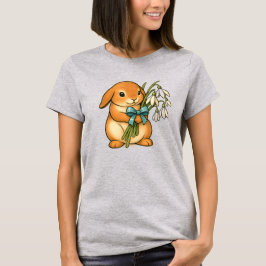 Tee-shirt avec un lapin mignon. t shirt