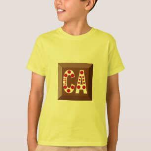 Tee-shirt blue jersey CANADA CHOCOLATE CANDIES T Shirt