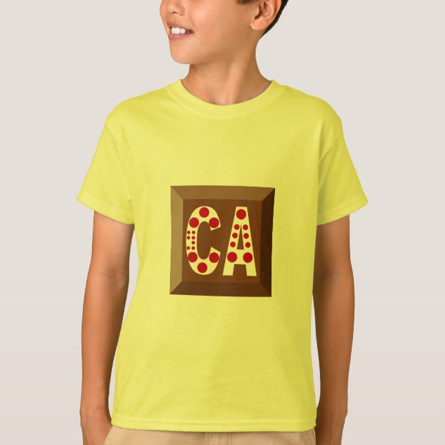 Tee-shirt blue jersey CANADA CHOCOLATE CANDIES T Shirt (Framsida)