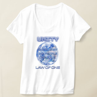 Tee shirt col V femme