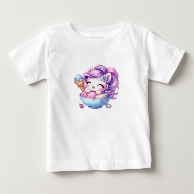 tee shirt enfant licorne  (Framsida)