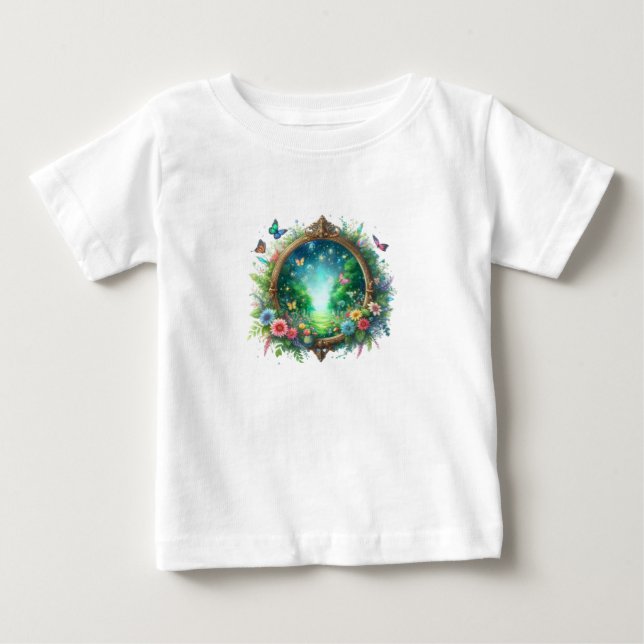 tee shirt enfant mirroir magique  (Framsida)