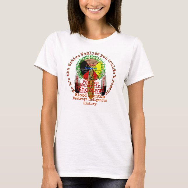 Tee Shirt Indigenous Families Totem (Framsida)
