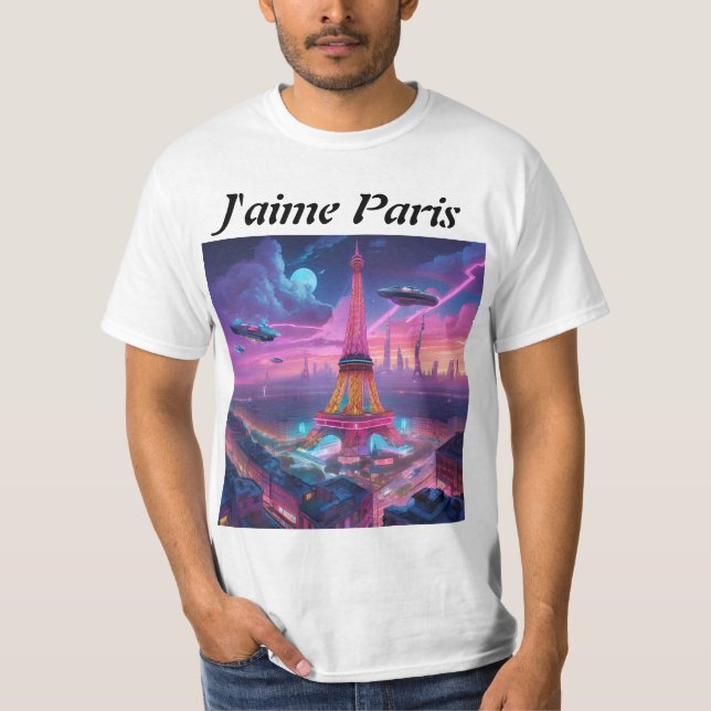Tee-shirt j'aime Paris T Shirt (Framsida)