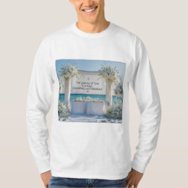Tee-shirt Matchande Par Unisex Långärmad Tee. T Shirt