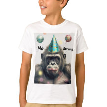 Tee Shirt med Gorilla for Boys