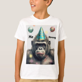 Tee Shirt med Gorilla for Boys
