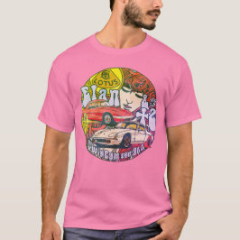 Tee-shit "Elan & +2" Pop, Vintage - Pink T Shirt
