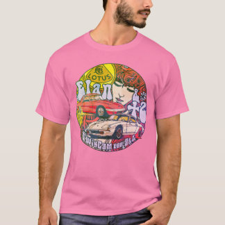 Tee-shit "Elan & +2" Pop, Vintage - Pink T Shirt