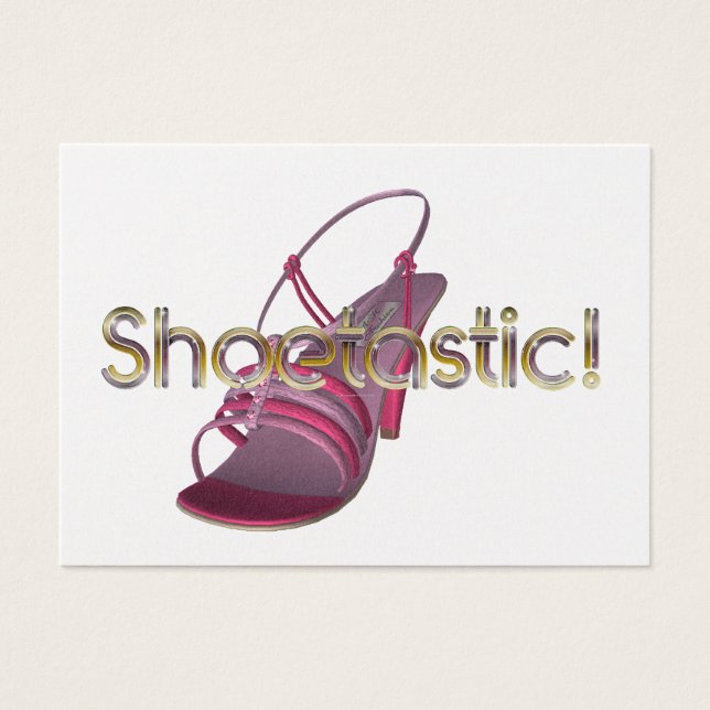 TEE Shoetastic Visitkort (Framsidan)