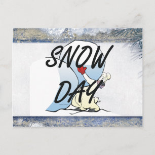 TEE Snö Day Vykort