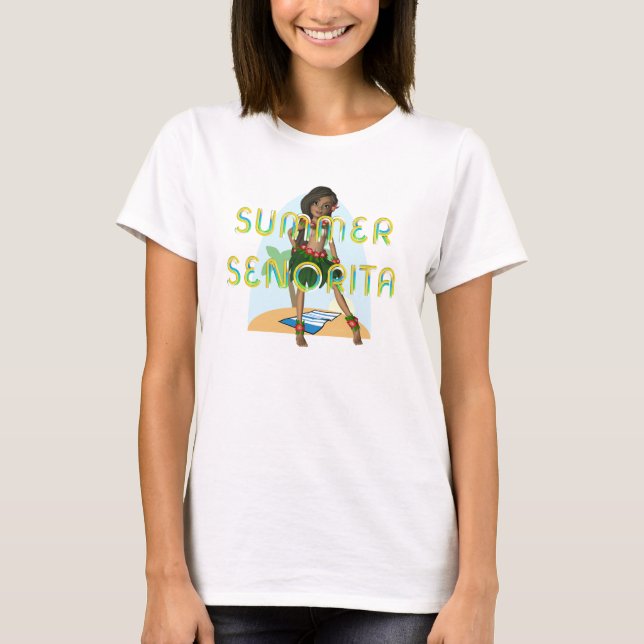 TEE Summer Senorita Dam T-Shirts (Framsida)
