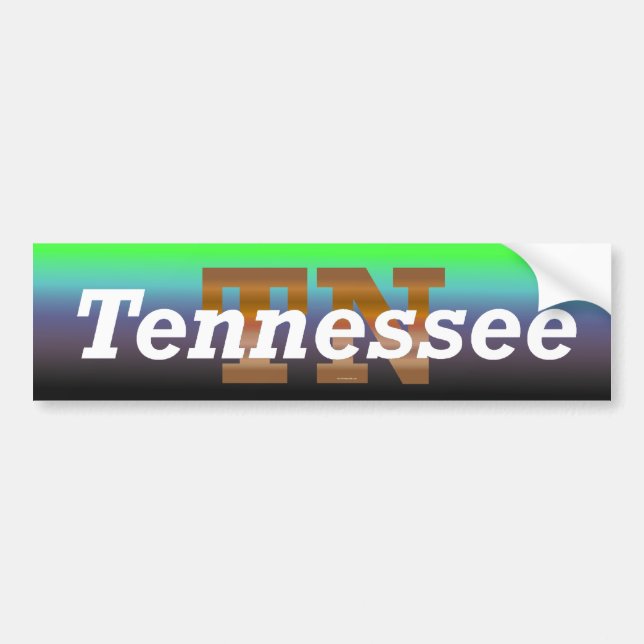TEE Tennessee Bildekal (Framsidan)