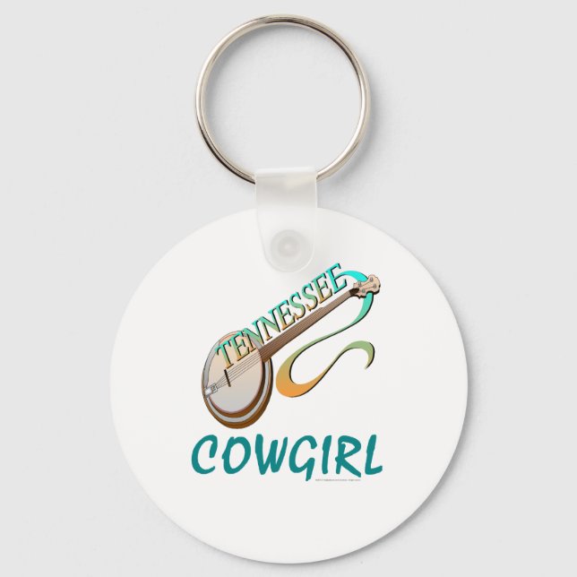 TEE Tennessee Cowgirl Nyckelring (Framsida)