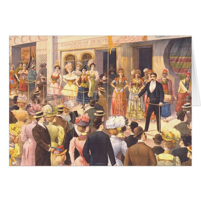 TEE Theater Retro Hälsningskort (Framsidan Horizontal)