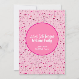 Tee Time Celebration – League Party Invite Inbjudningar