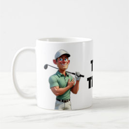 TEE TIME Golf Sport Goods Novelty Office Kaffemugg
