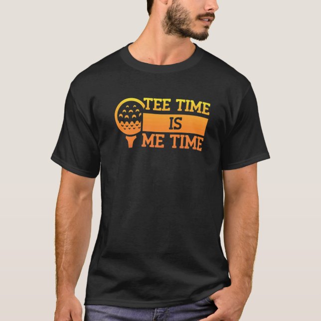 Tee Time Is Me Time - Golfer Golf Pun Premium (Framsida)