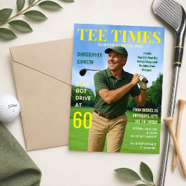 Tee Times 60-årsfest Inbjudningar