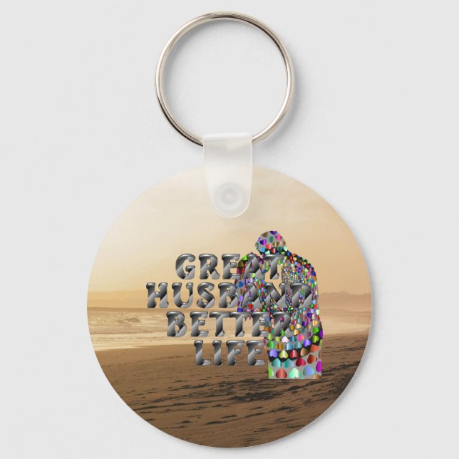 TEE Underbar Make Hustru Bättre Liv Nyckelring (Framsida)