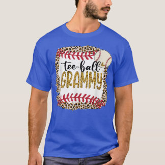 Teeball Grammy, leopard Teeball Grammy for Softbal T Shirt