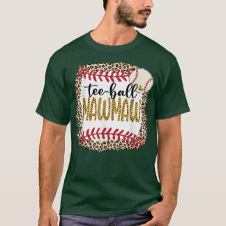 Teeball Mawmaw, leopard Teeball Mawmaw för softbal T Shirt