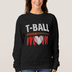 Teeball Sports Boll Mamma Mors dag T Shirt