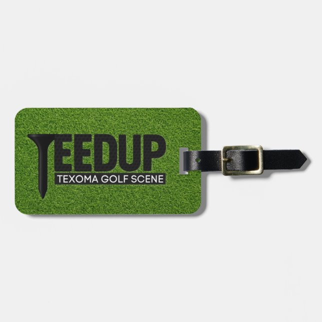 teedup-bagtag bagagebricka (Horisontell Framsida)