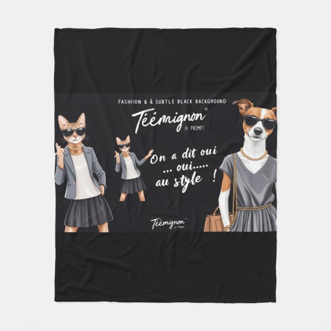 TEEMIGNON FLEECEFILT (Framsidan)