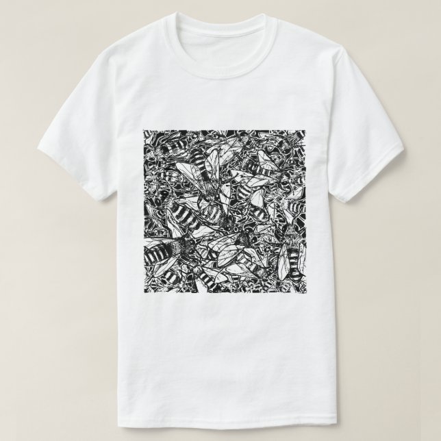 Teeming Beeing T Shirt (Design framsida)