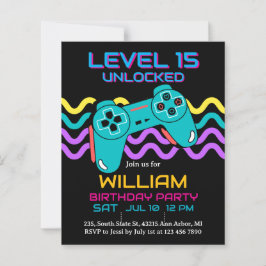 Teen Gaming Gamer Boy Video Game Player Birthday