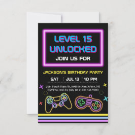 Teen Gaming Gamer Boy Video Game Player OSA Kort