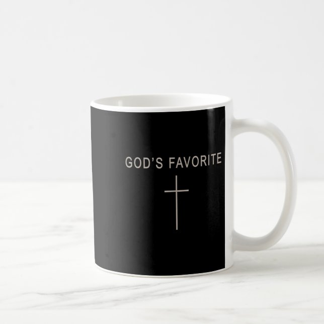 Teen Girl God's Favorite Christian Minimalist Todd Kaffemugg (Höger)