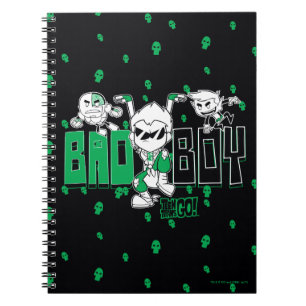 Teen Titans Go!   "Bad Boy" Robin, Cyborg, & BB Anteckningsbok