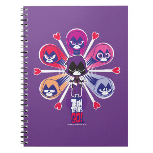 Teen Titans Go!   Ravens Emoticlones Anteckningsbok