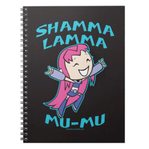 Teen Titans Go! Starfire "Shamma Lamma Mu-Mu" Anteckningsbok Med Spiral